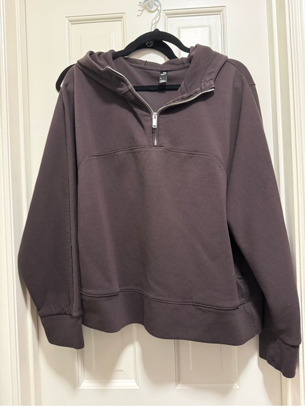 GAP Men's Half-Zip Hoodie - Dark Brown